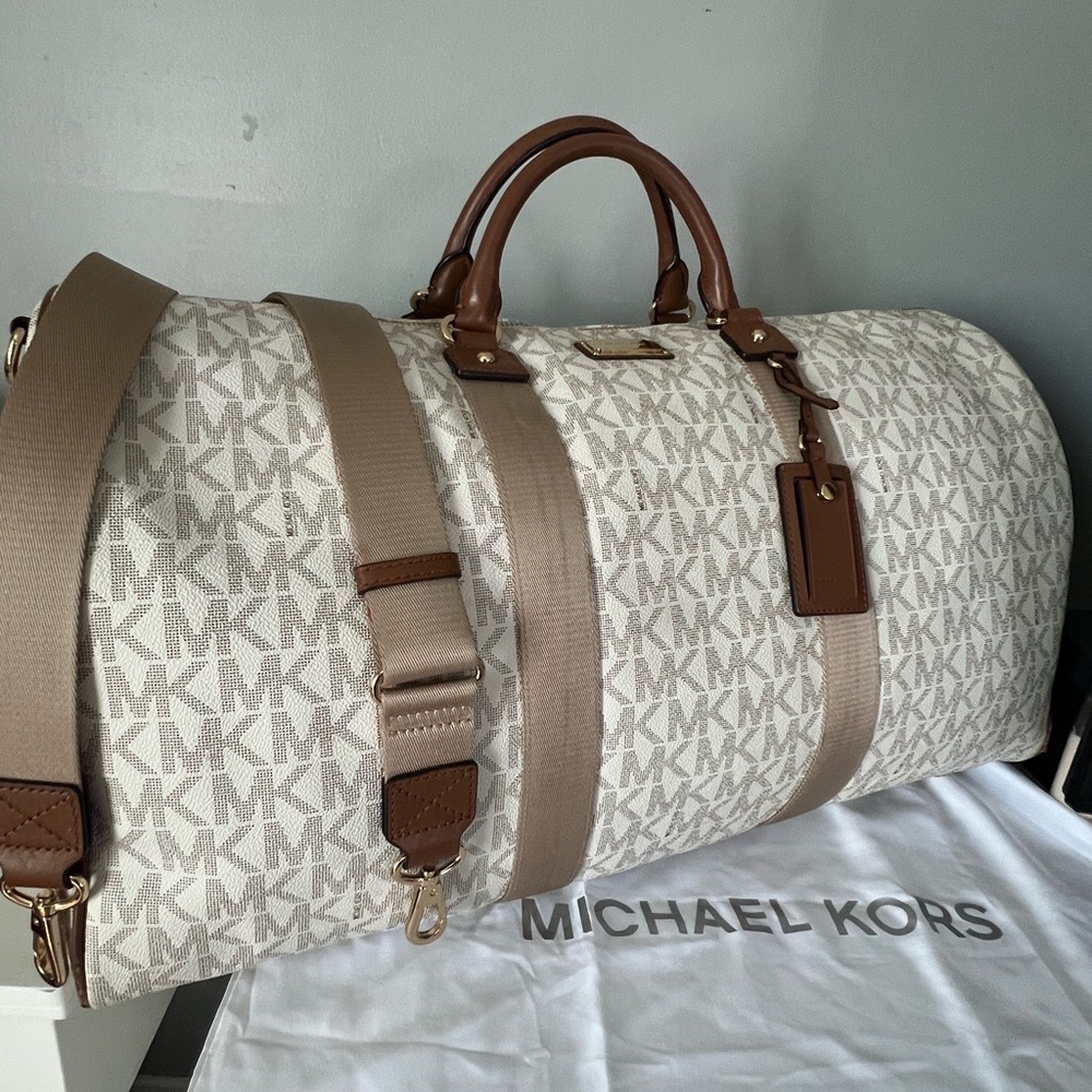 Michael Kors weekender travel duffle bag